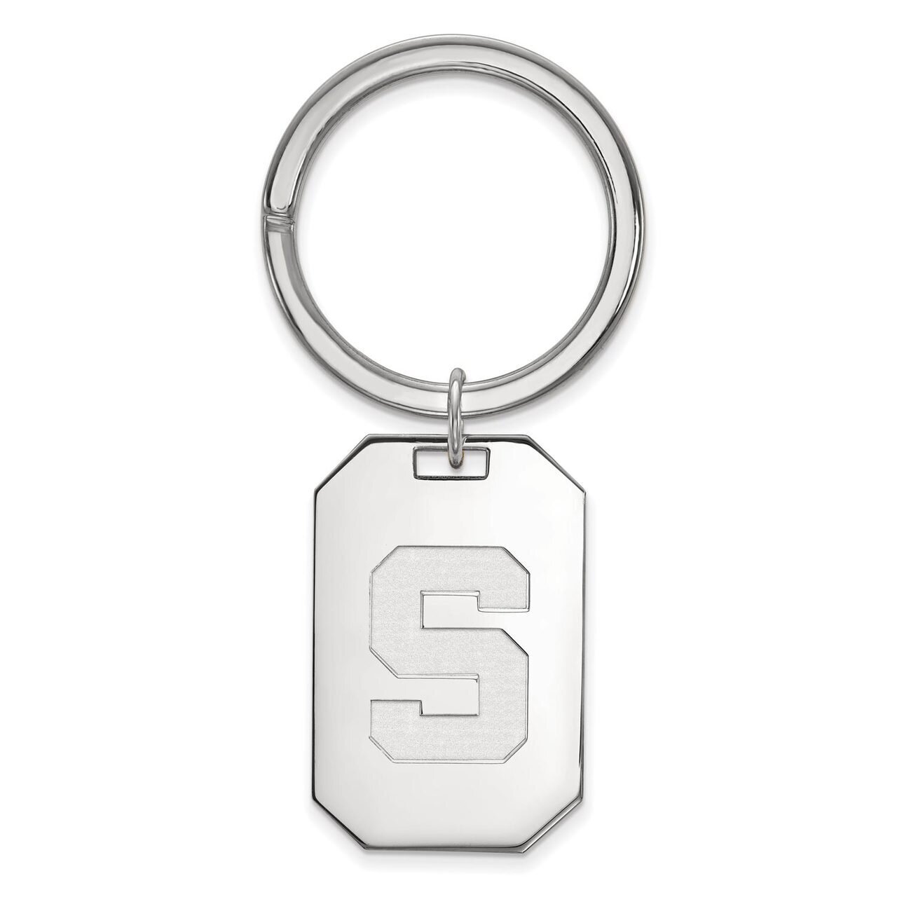 Michigan State University Key Chain Sterling Silver SS026MIS