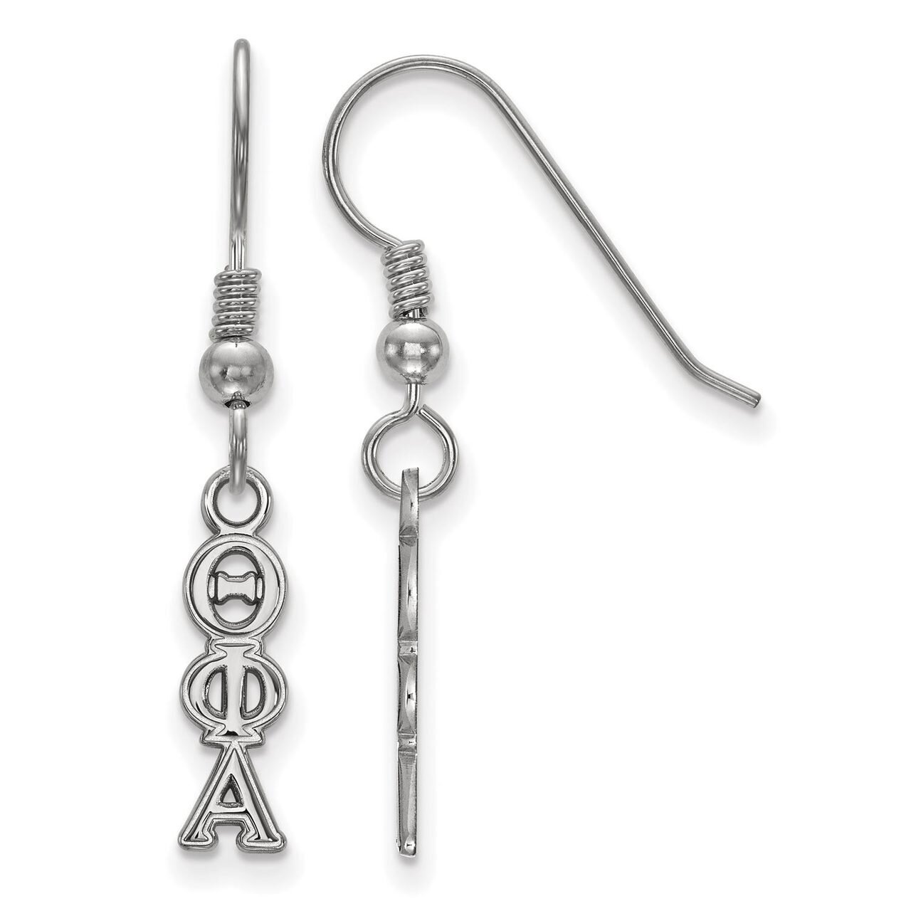Theta Phi Alpha Small Dangle Earrings Sterling Silver SS026TPA, MPN: SS026TPA, 886774604923