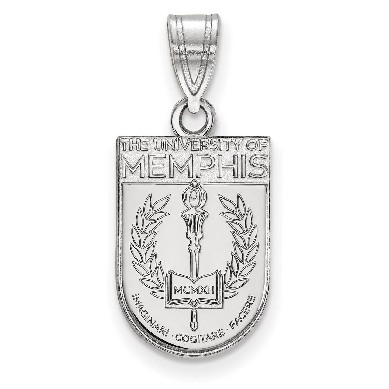 University of Memphis Medium Crest Pendant Sterling Silver SS026UMP, MPN: SS026UMP, 886774710907
