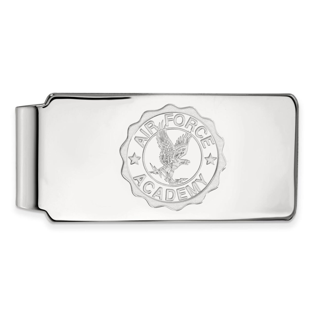 United States Air Force Academy Money Clip Crest Sterling Silver SS026USA