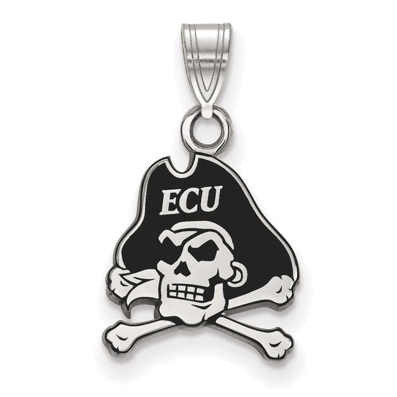 East Carolina University Small Enamel Pendant Sterling Silver SS027ECU, MPN: SS027ECU, 886774681672