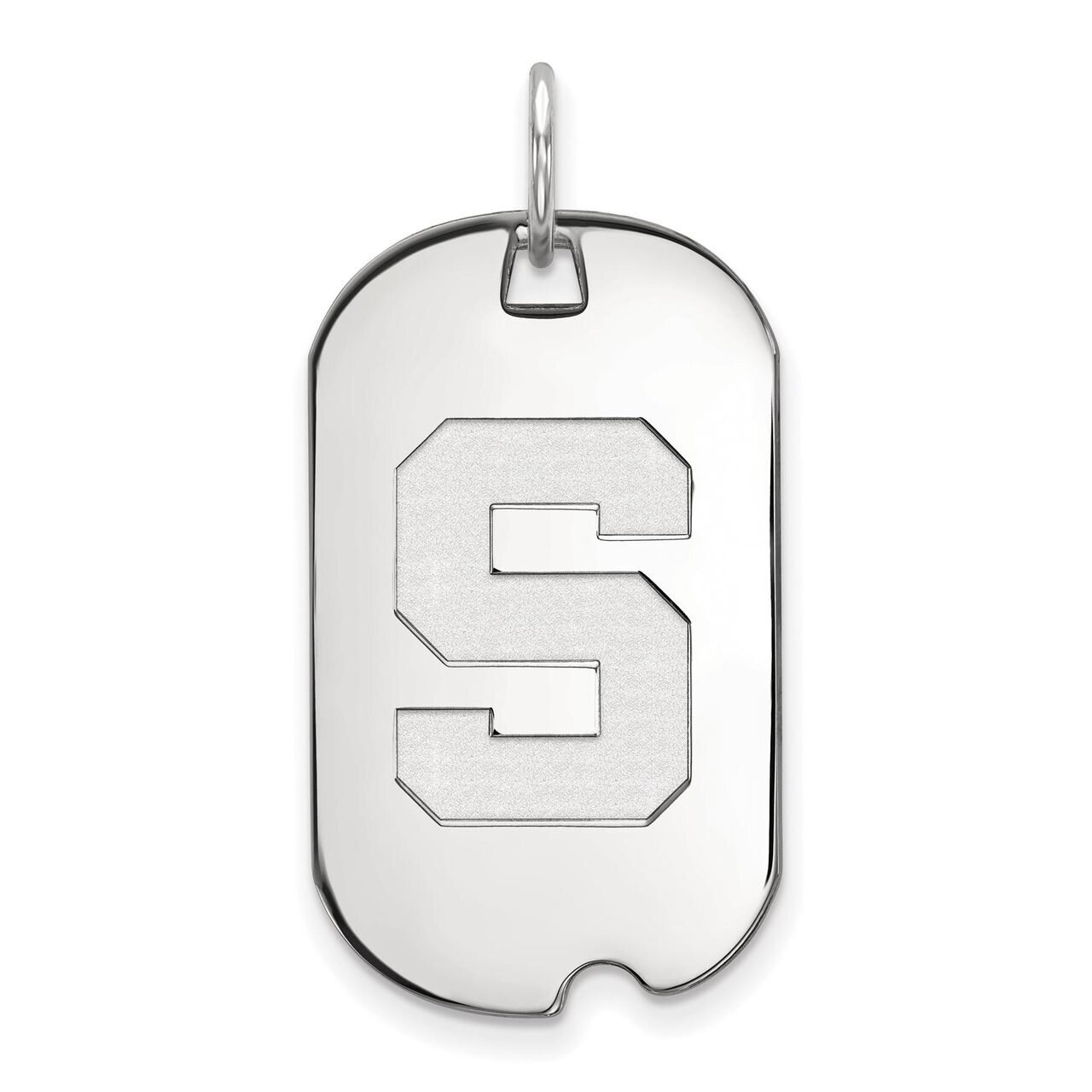 Michigan State University Small Dog Tag Sterling Silver SS027MIS, MPN: SS027MIS, 886774690254
