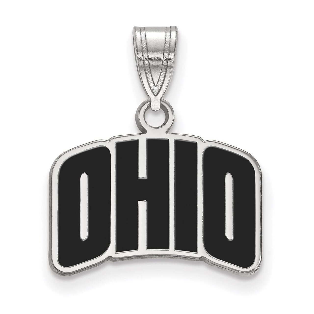 Ohio University Small Enamel Pendant Sterling Silver SS027OU, MPN: SS027OU, 886774694061