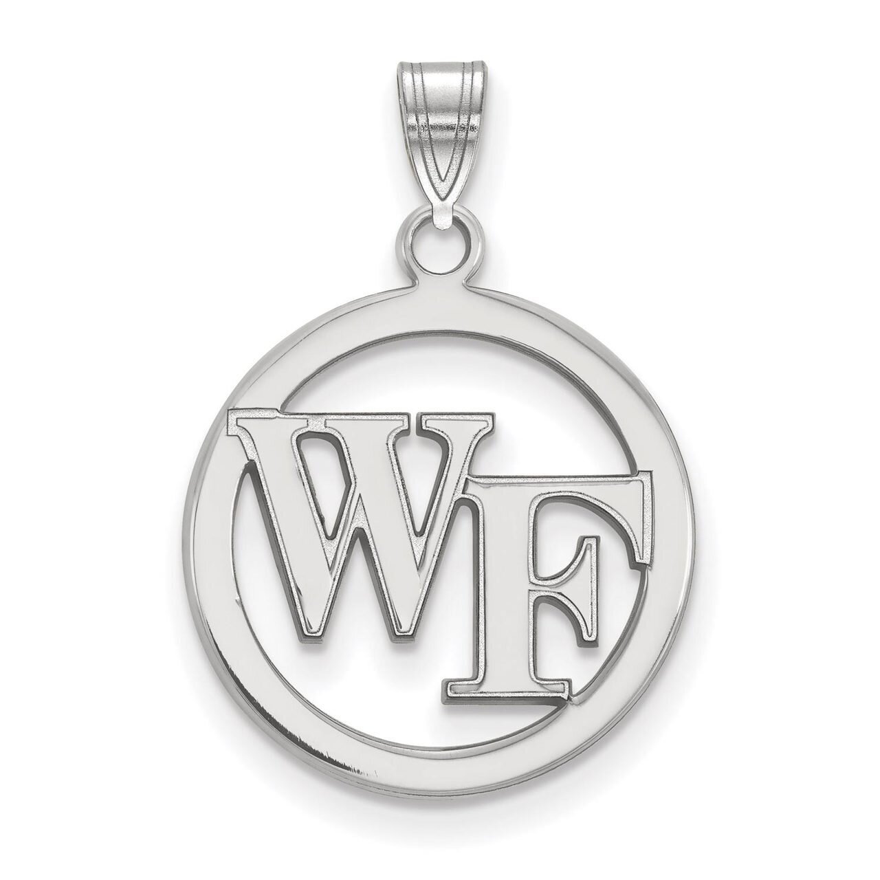 Wake Forest University Sm Pendant in Circle Sterling Silver SS027WFU, MPN: SS027WFU, 886774720470