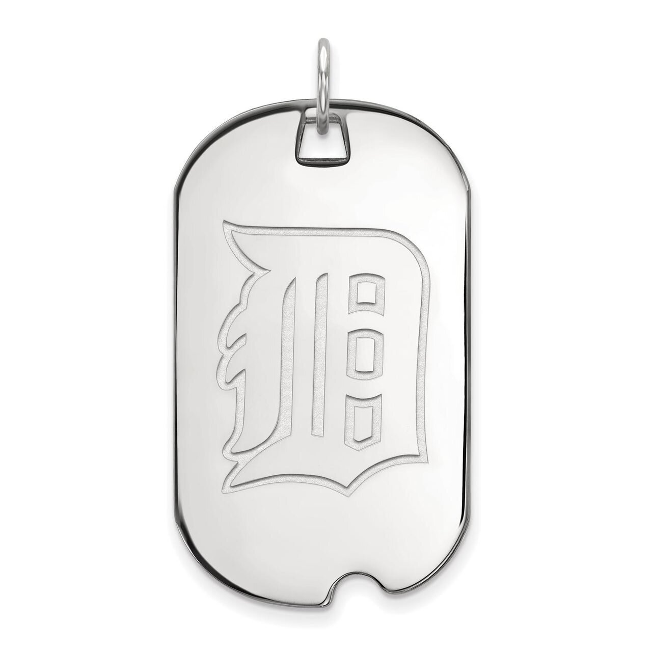 Detroit Tigers Large Dog Tag Sterling Silver SS028TIG, MPN: SS028TIG, 886774630021