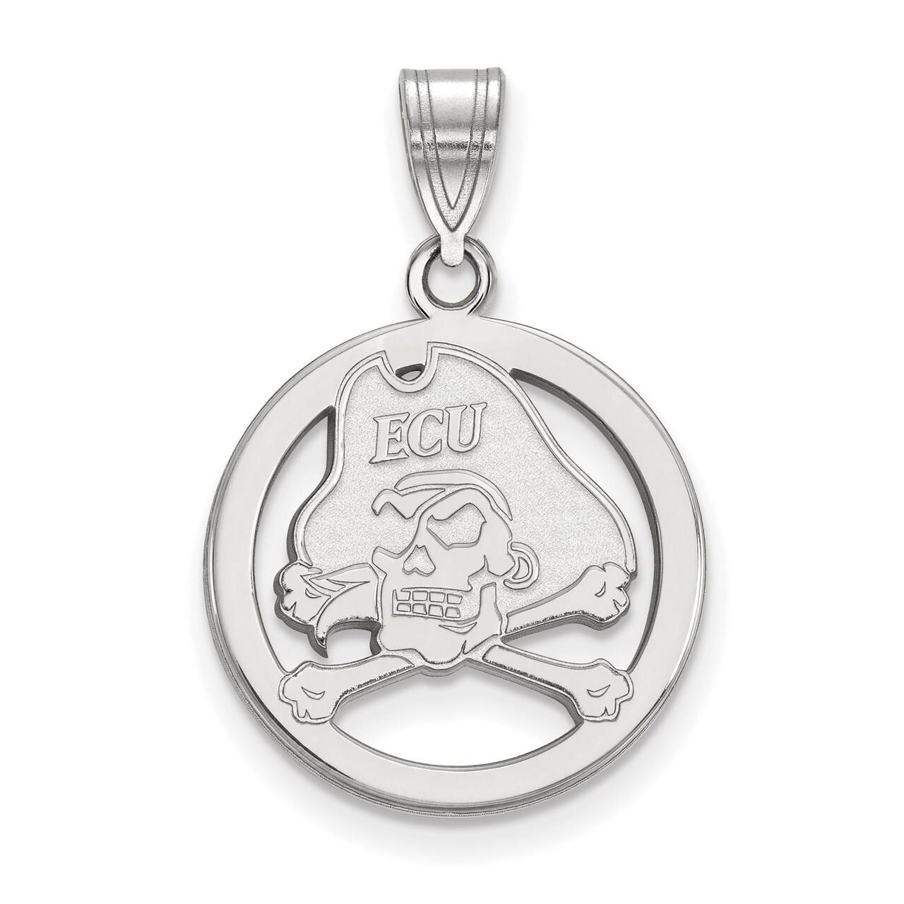 East Carolina University Sm Pendant in Circle Sterling Silver SS029ECU, MPN: SS029ECU, 886774681498