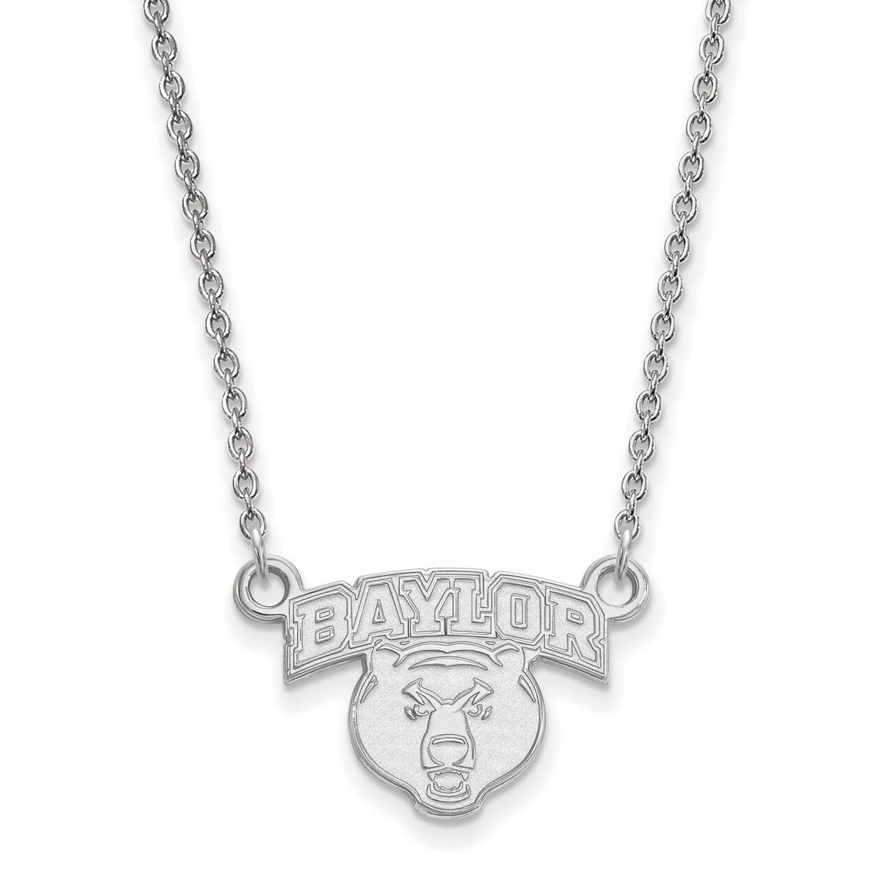 Baylor University Small Pendant with Necklace Sterling Silver SS030BU-18, MPN: SS030BU-18, 88677467…