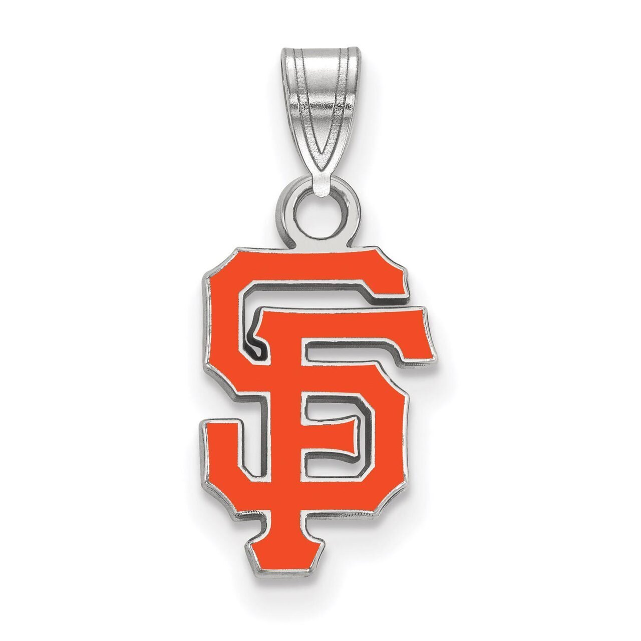 San Francisco Giants Small Enamel Pendant Sterling Silver SS030GIT, MPN: SS030GIT, 886774630120