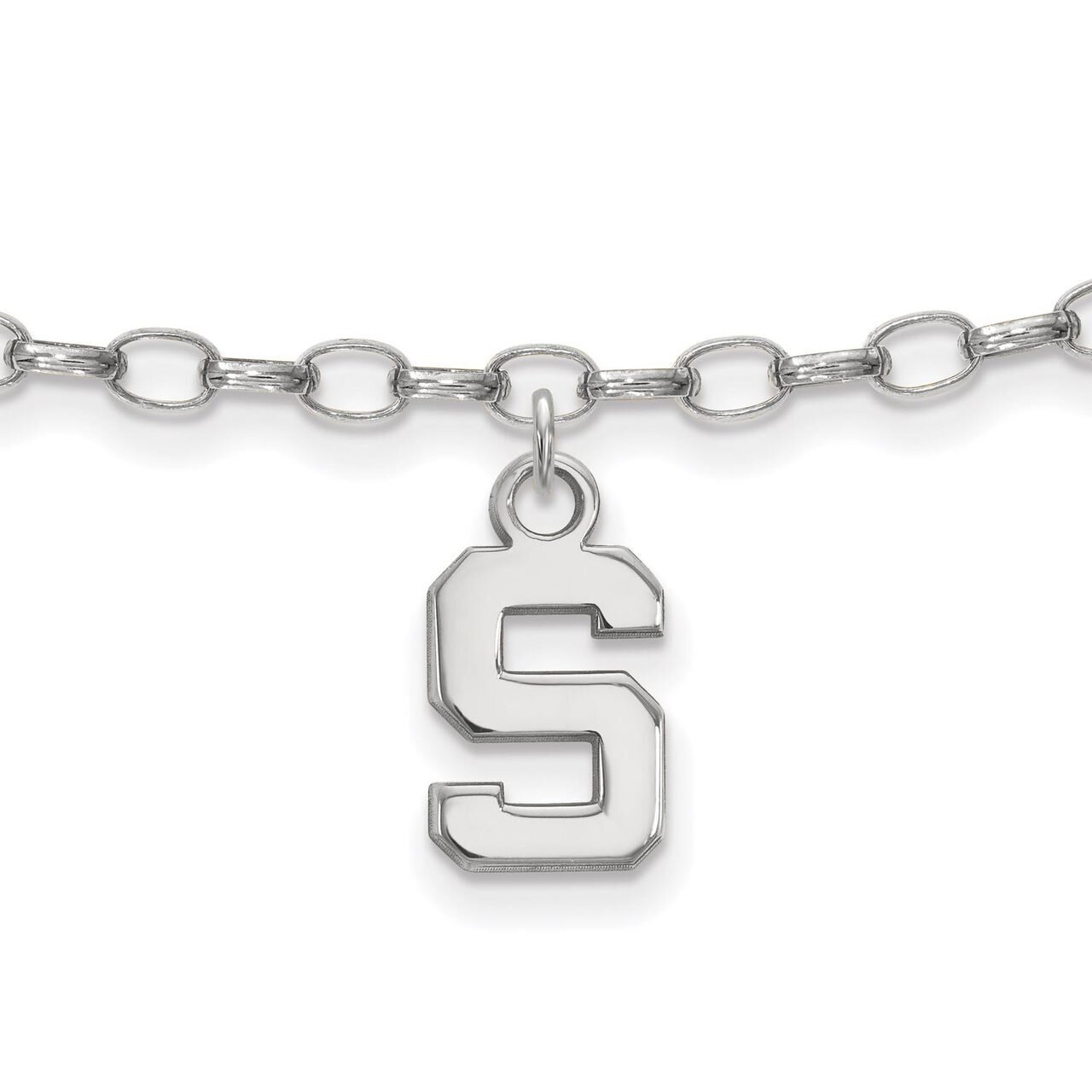 Michigan State University Anklet Sterling Silver SS030MIS, MPN: SS030MIS, 886774690292