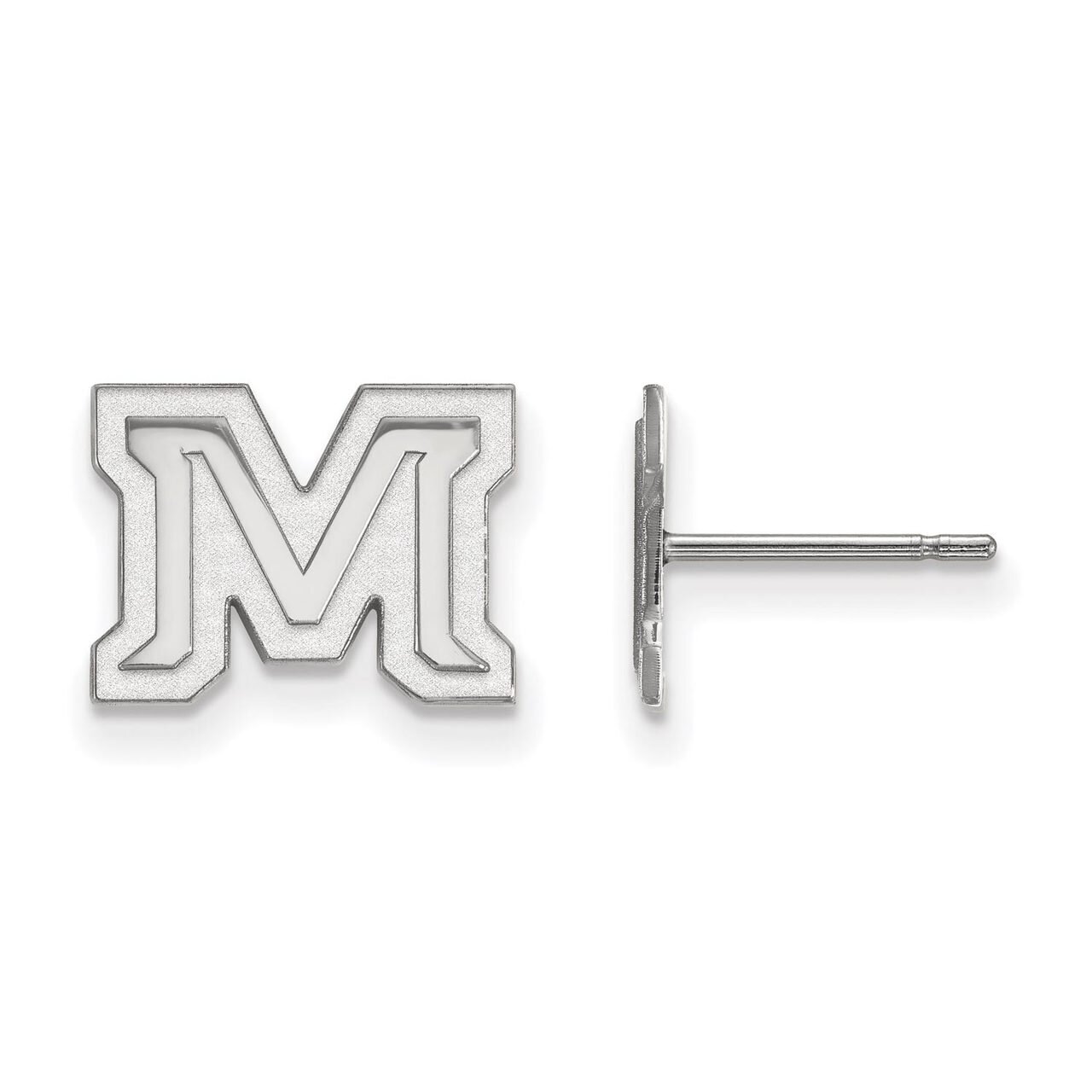 Montana State University Extra Small Post Earring Sterling Silver SS030MTU