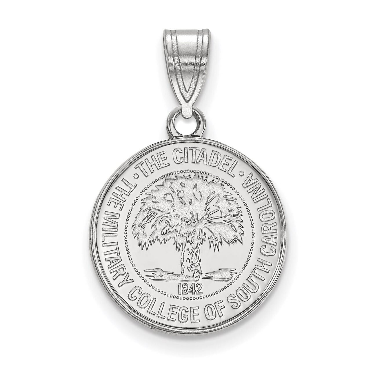 The Citadel Medium Crest Pendant Sterling Silver SS030TCI, MPN: SS030TCI, 886774701509