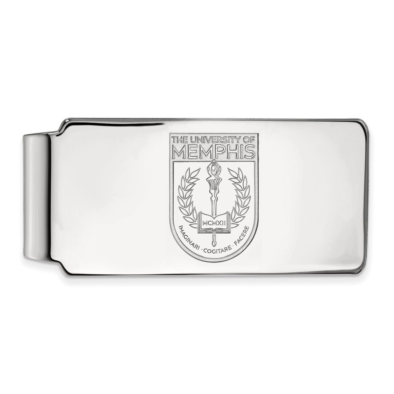 University of Memphis Money Clip Crest Sterling Silver SS030UMP, MPN: SS030UMP, 886774711218