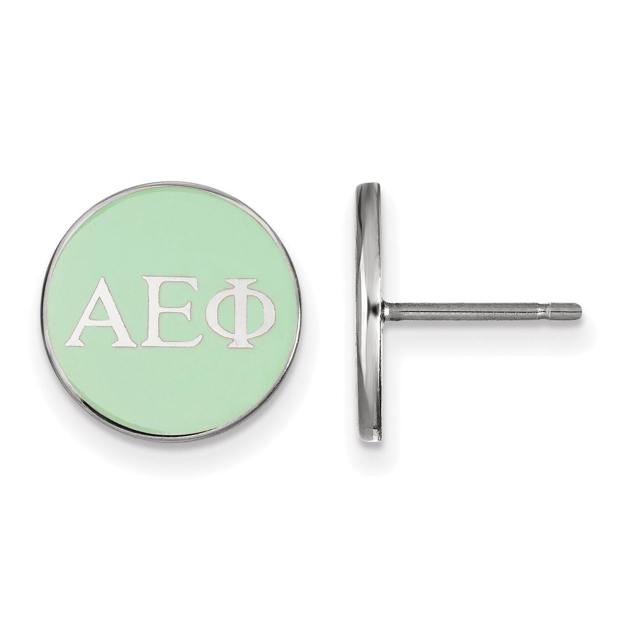 Alpha Epsilon Phi Enameled Post Earrings Sterling Silver SS031AEP, MPN: SS031AEP, 886774606019