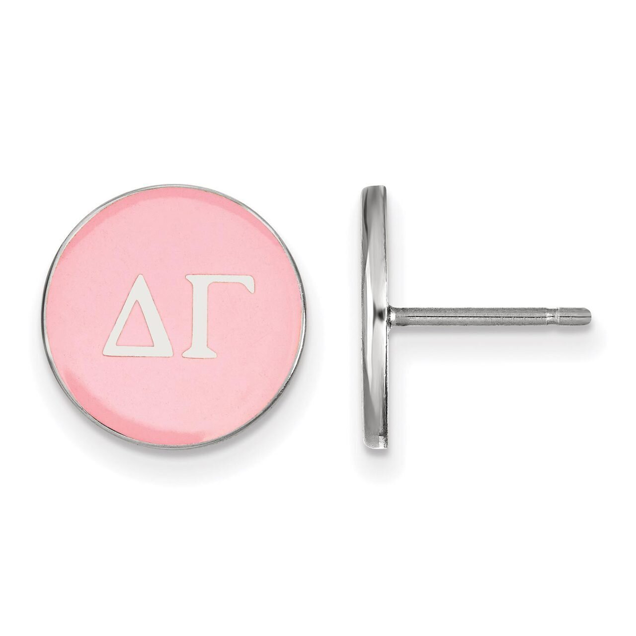Delta Gamma Enameled Post Earrings Sterling Silver SS031DG, MPN: SS031DG, 886774606101