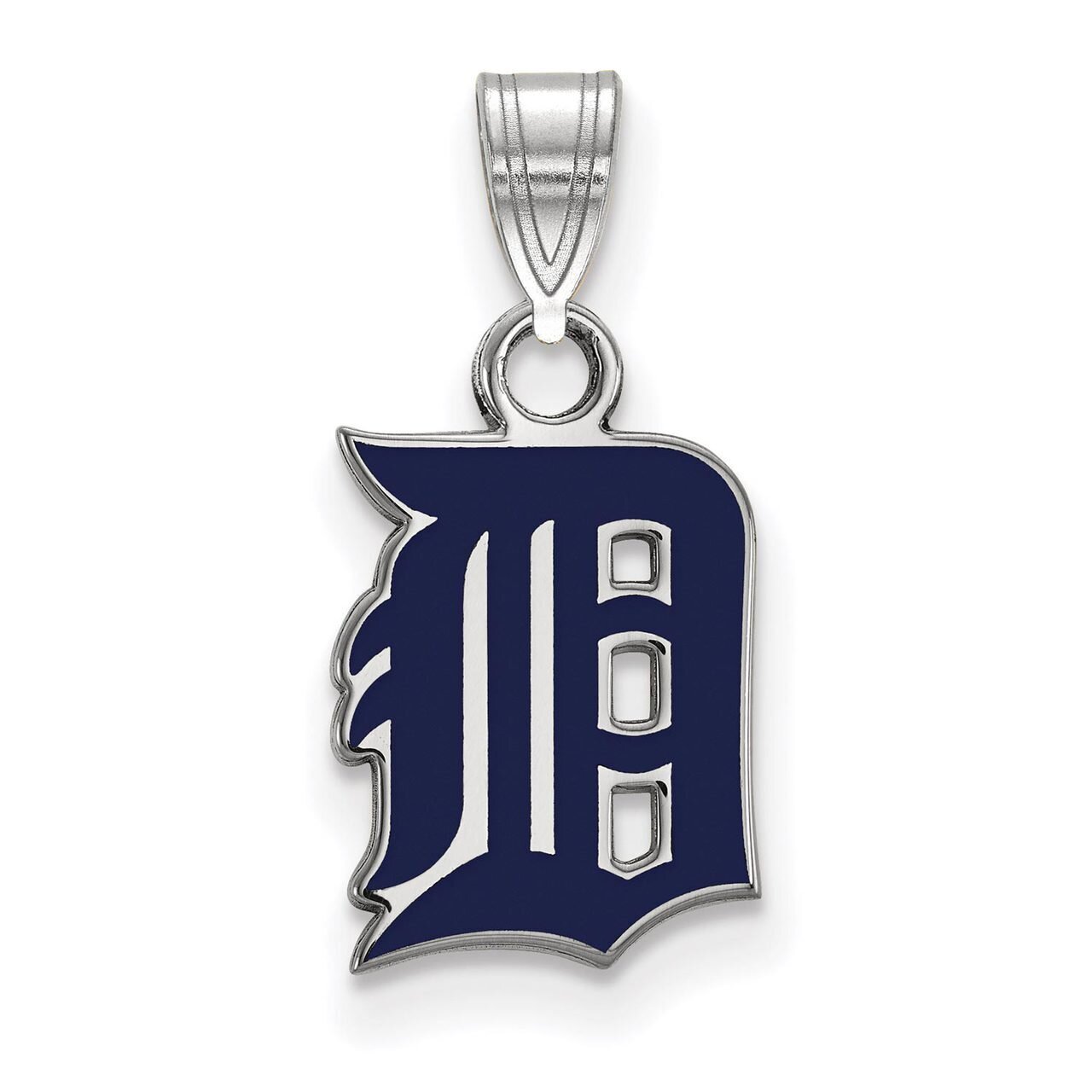 Detroit Tigers Small Enamel Pendant Sterling Silver SS031TIG, MPN: SS031TIG, 886774630212