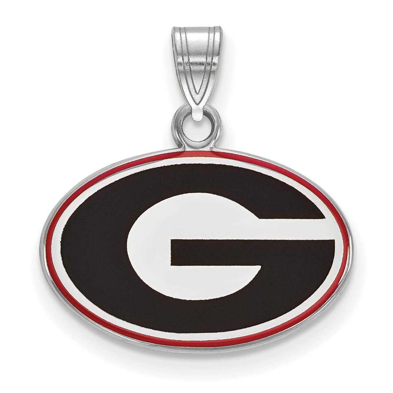 University of Georgia Small Enamel Pendant Sterling Silver SS031UGA, MPN: SS031UGA, 886774706870