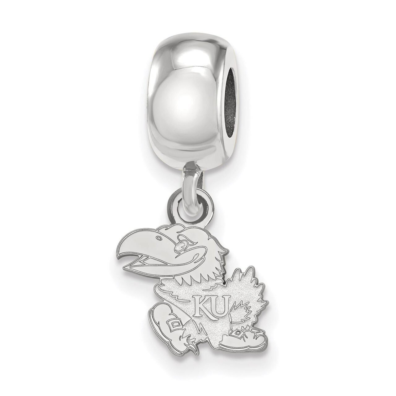 University of Kansas Bead Charm Extra Small Dangle Sterling Silver SS031UKS, MPN: SS031UKS, 8867747…