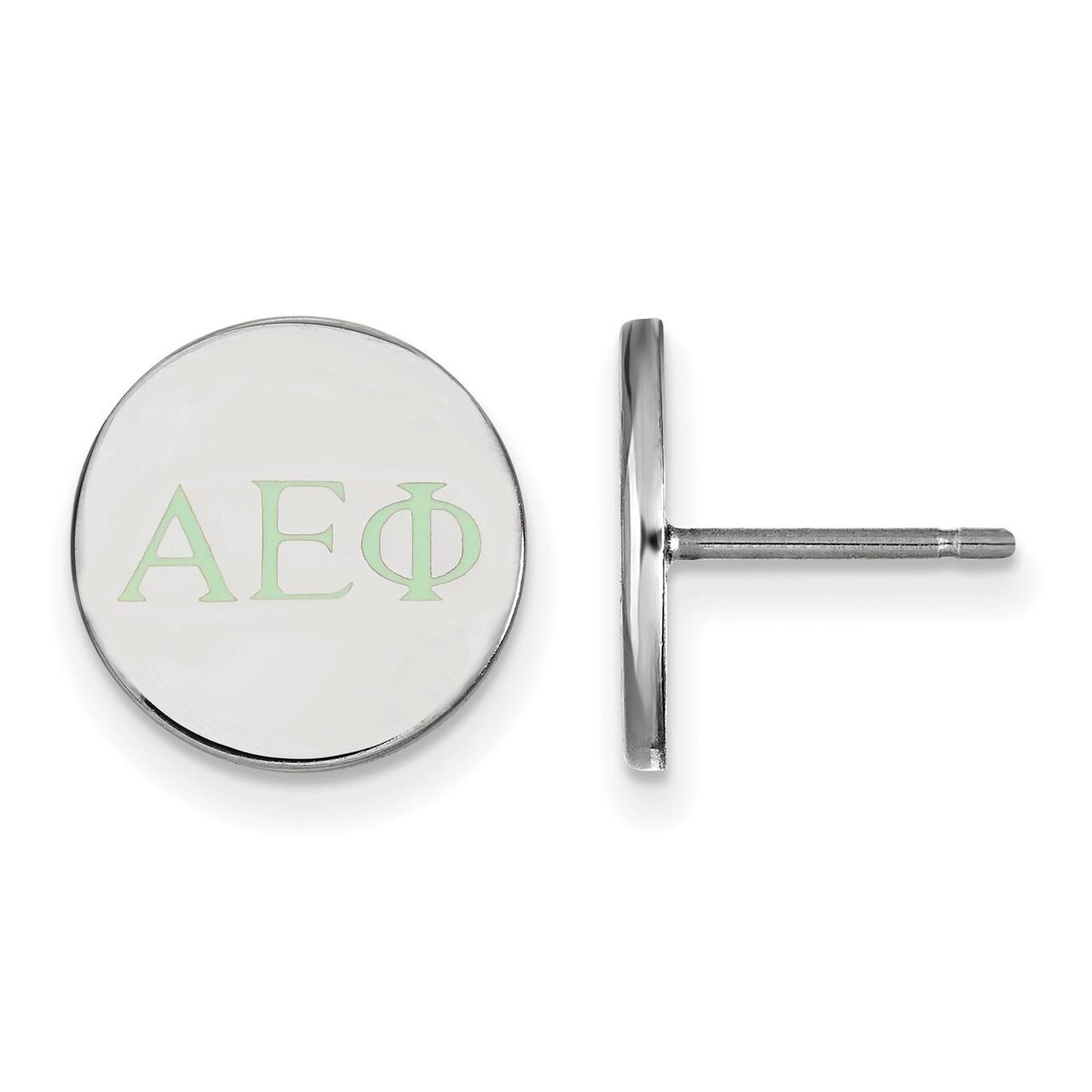 Alpha Epsilon Phi Enameled Post Earrings Sterling Silver SS032AEP, MPN: SS032AEP, 886774606279
