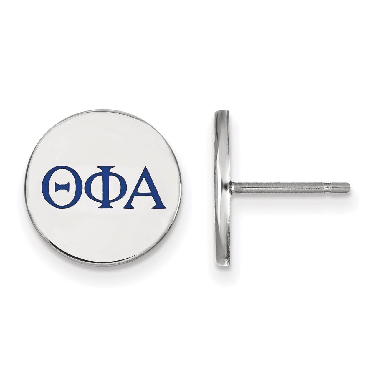 Theta Phi Alpha Enameled Post Earrings Sterling Silver SS032TPA, MPN: SS032TPA, 886774606484
