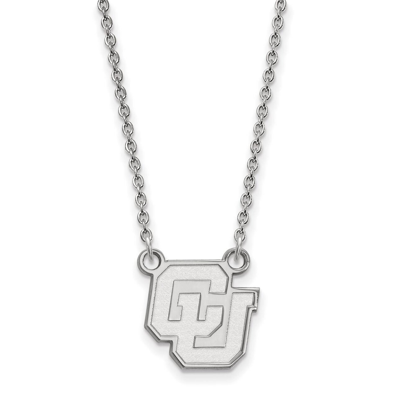 University of Colorado Small Pendant with Necklace Sterling Silver SS032UCO-18, MPN: SS032UCO-18, 8…