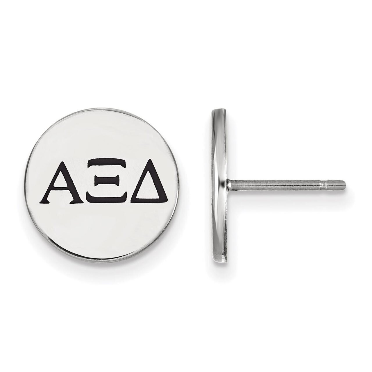 Alpha Xi Delta Enameled Post Earrings Sterling Silver SS033AXD, MPN: SS033AXD, 886774606590