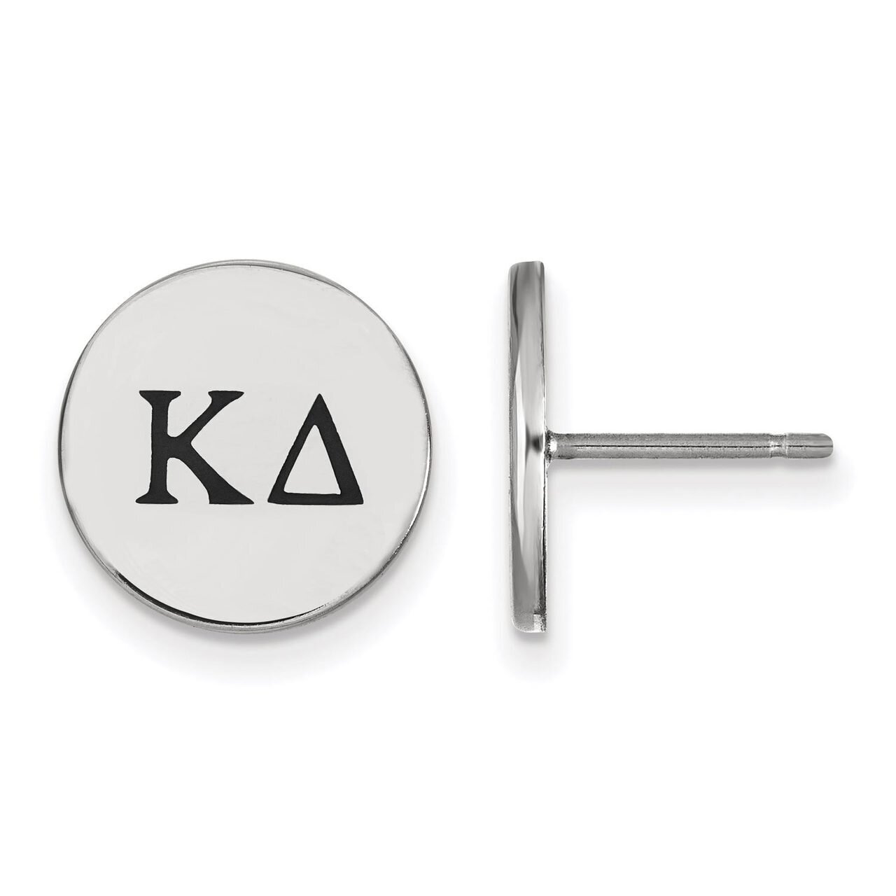 Kappa Delta Enameled Post Earrings Sterling Silver SS033KD, MPN: SS033KD, 886774606675
