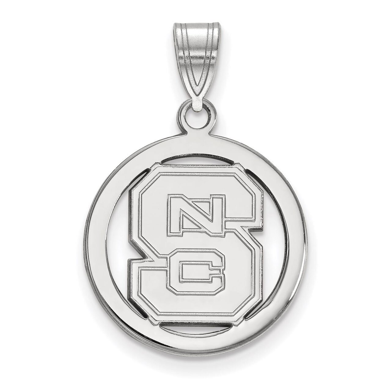 North Carolina State University Sm Pendant in Circle Sterling Silver SS033NCS, MPN: SS033NCS, 88677…
