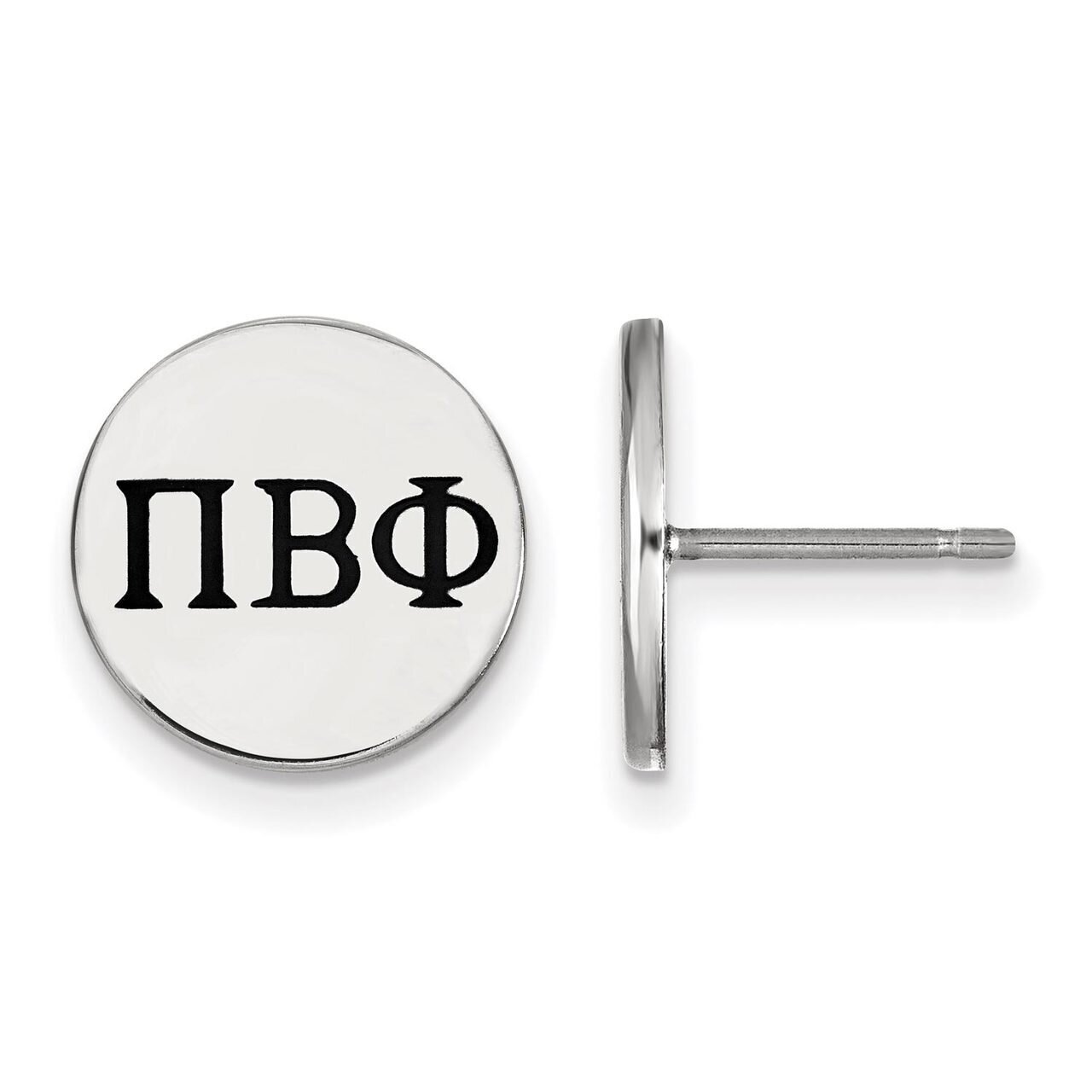 Pi Beta Phi Enameled Post Earrings Sterling Silver SS033PBP, MPN: SS033PBP, 886774606699