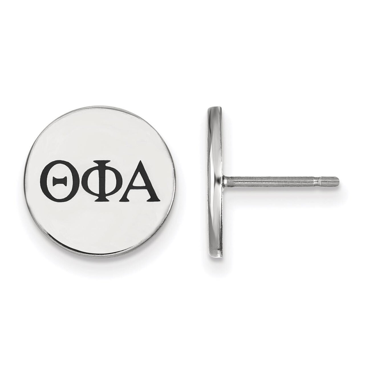 Theta Phi Alpha Enameled Post Earrings Sterling Silver SS033TPA, MPN: SS033TPA, 886774606743