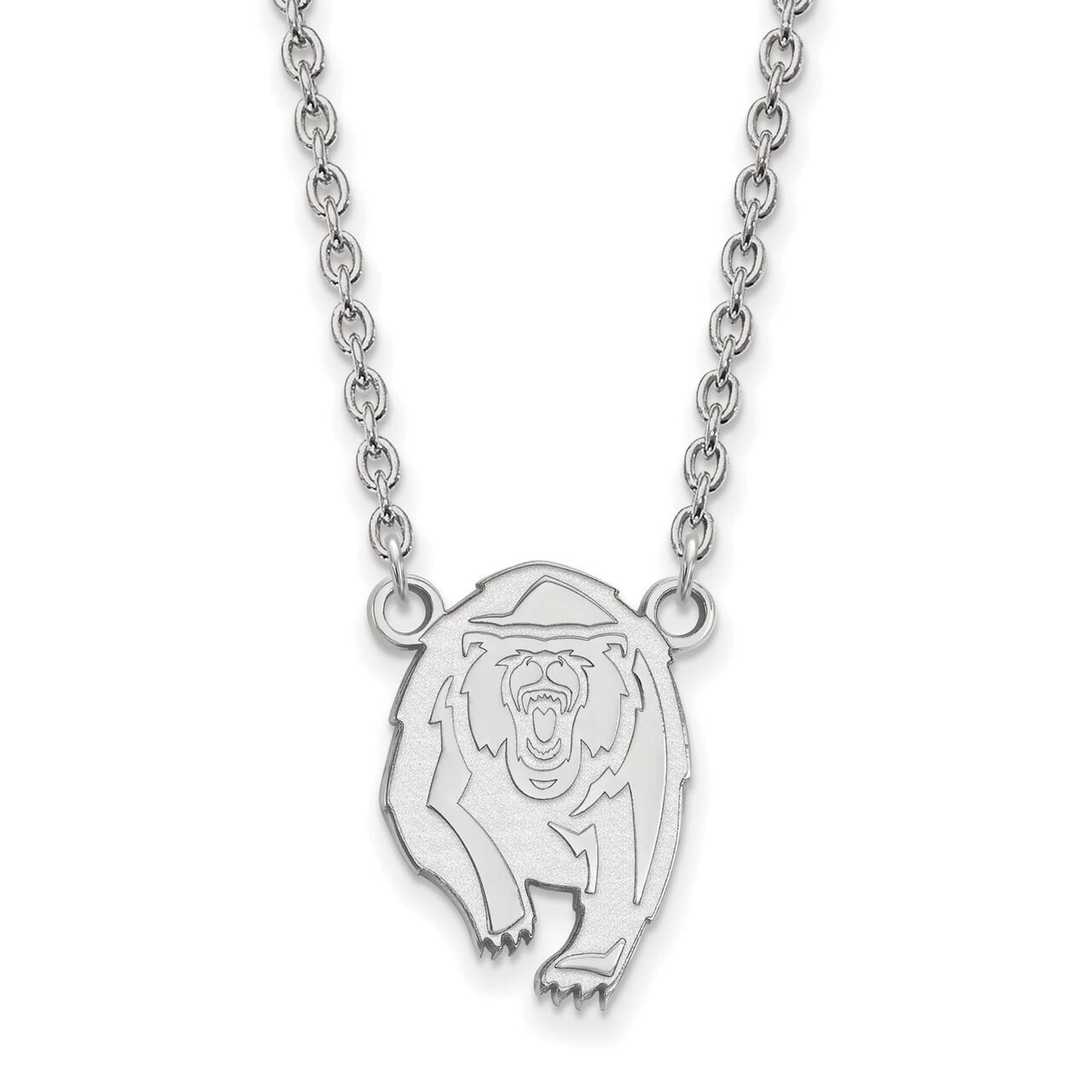 University of California Berkeley Large Pendant with Necklace Sterling Silver SS033UCB-18