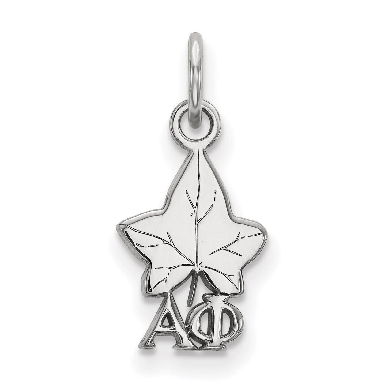 Alpha Phi Extra Small Pendant Sterling Silver SS034APH