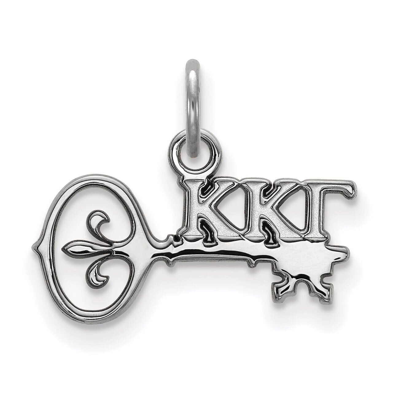 Kappa Kappa Gamma Extra Small Pendant Sterling Silver SS034KKG, MPN: SS034KKG, 886774606941