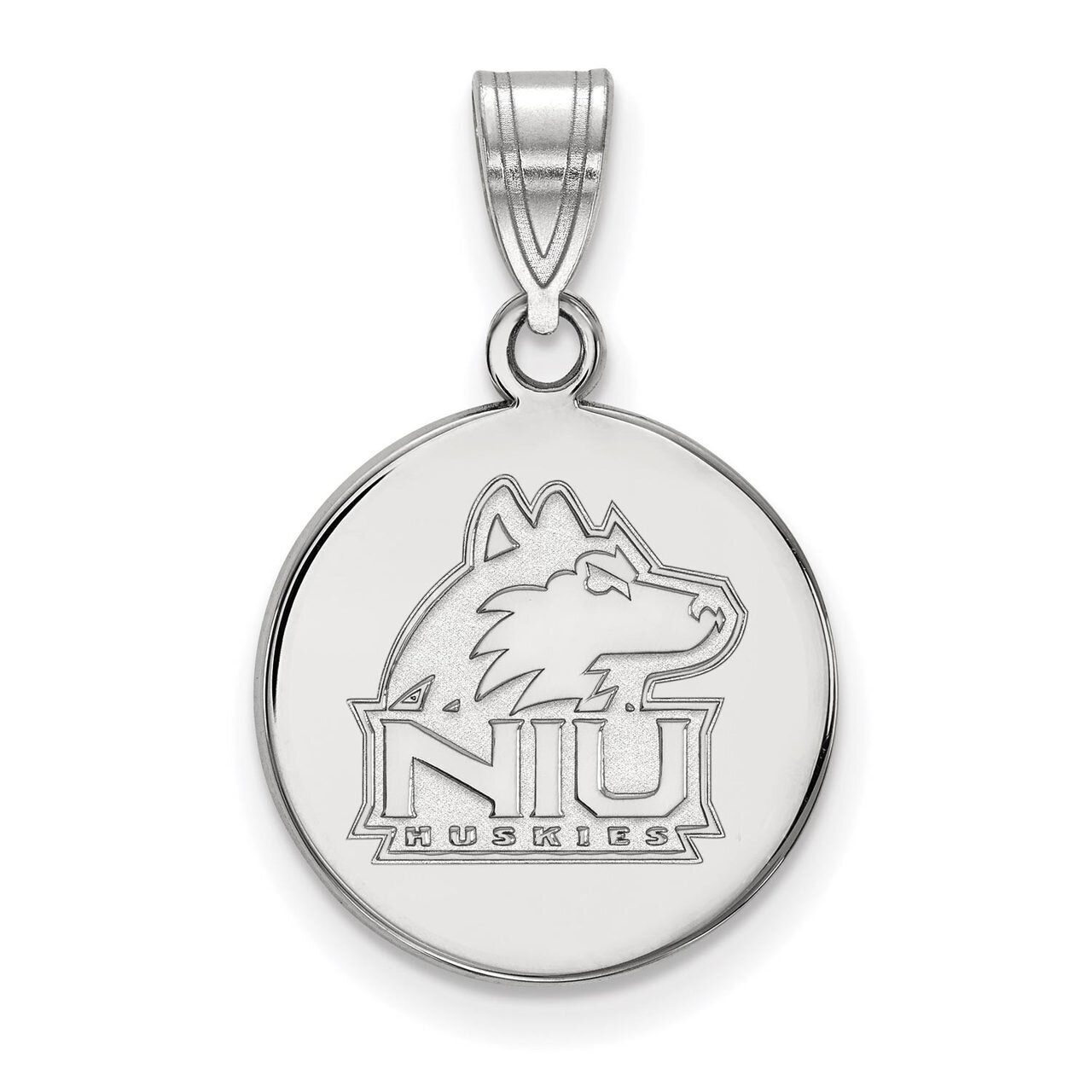 Northern Illinois University Medium Disc Pendant Sterling Silver SS034NIU, MPN: SS034NIU, 886774692…