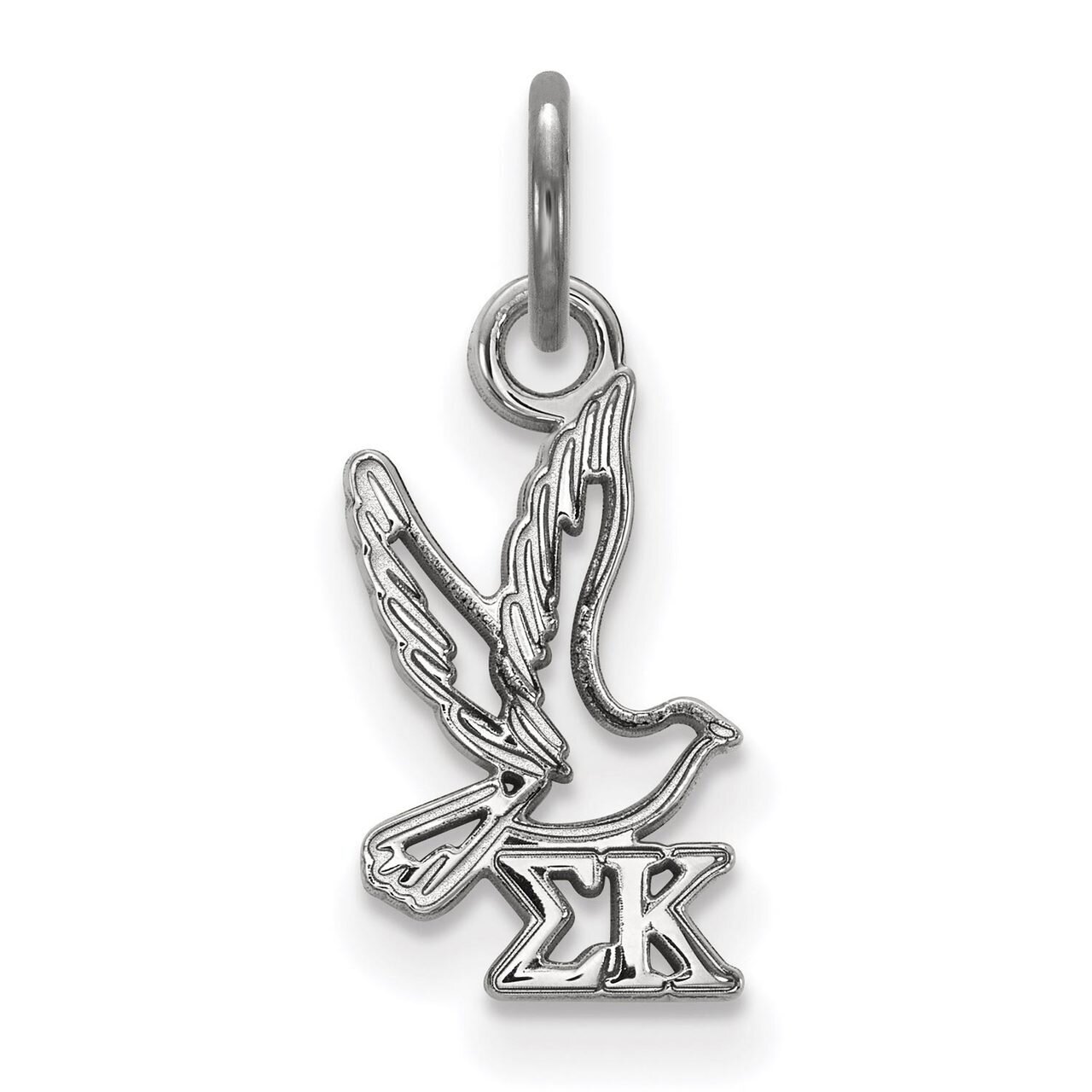Sigma Kappa Extra Small Pendant Sterling Silver SS034SKP