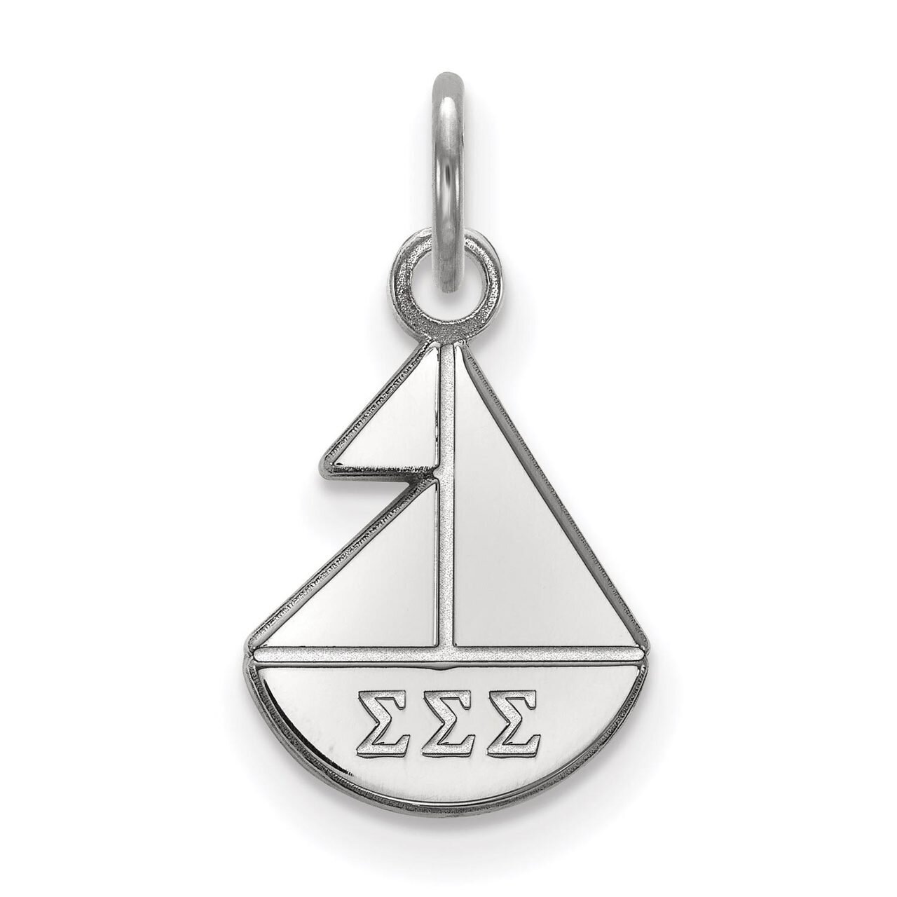 Sigma Sigma Sigma Extra Small Pendant Sterling Silver SS034SSS, MPN: SS034SSS, 886774606996