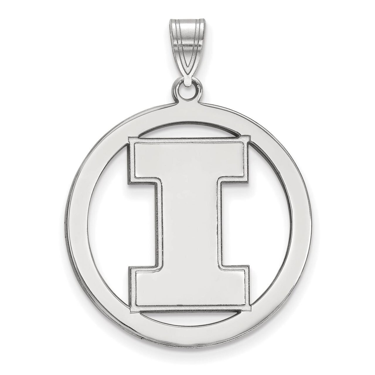 University of Illinois L Pendant in Circle Sterling Silver SS034UIL, MPN: SS034UIL, 886774708140
