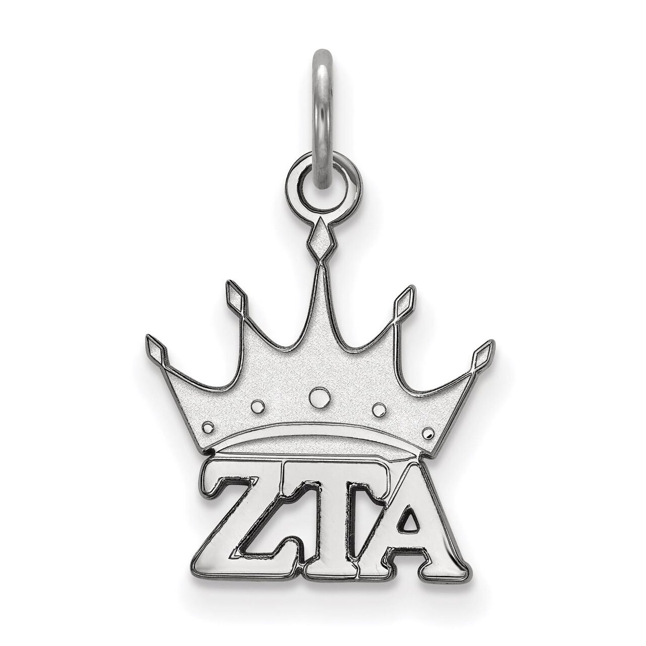 Zeta Tau Alpha Extra Small Pendant Sterling Silver SS034ZTA
