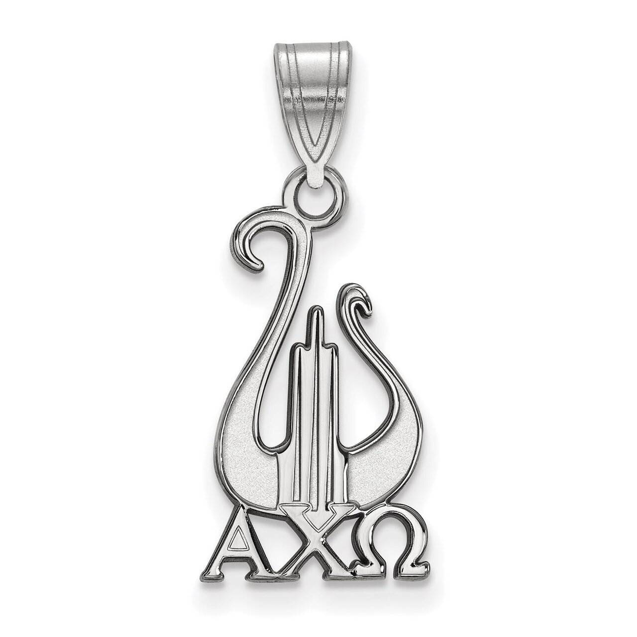 Alpha Chi Omega Small Pendant Sterling Silver SS035ACO