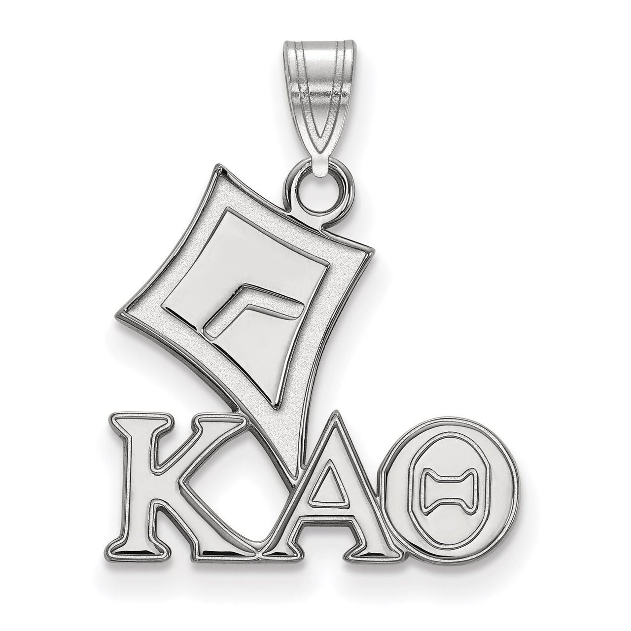 Kappa Alpha Theta Small Pendant Sterling Silver SS035KAT