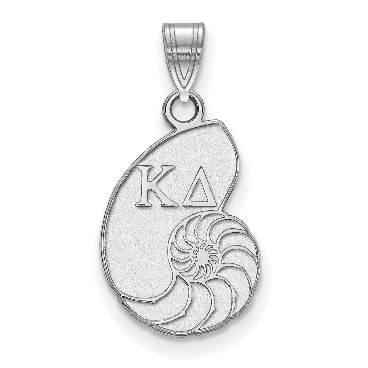 Kappa Delta Small Pendant Sterling Silver SS035KD