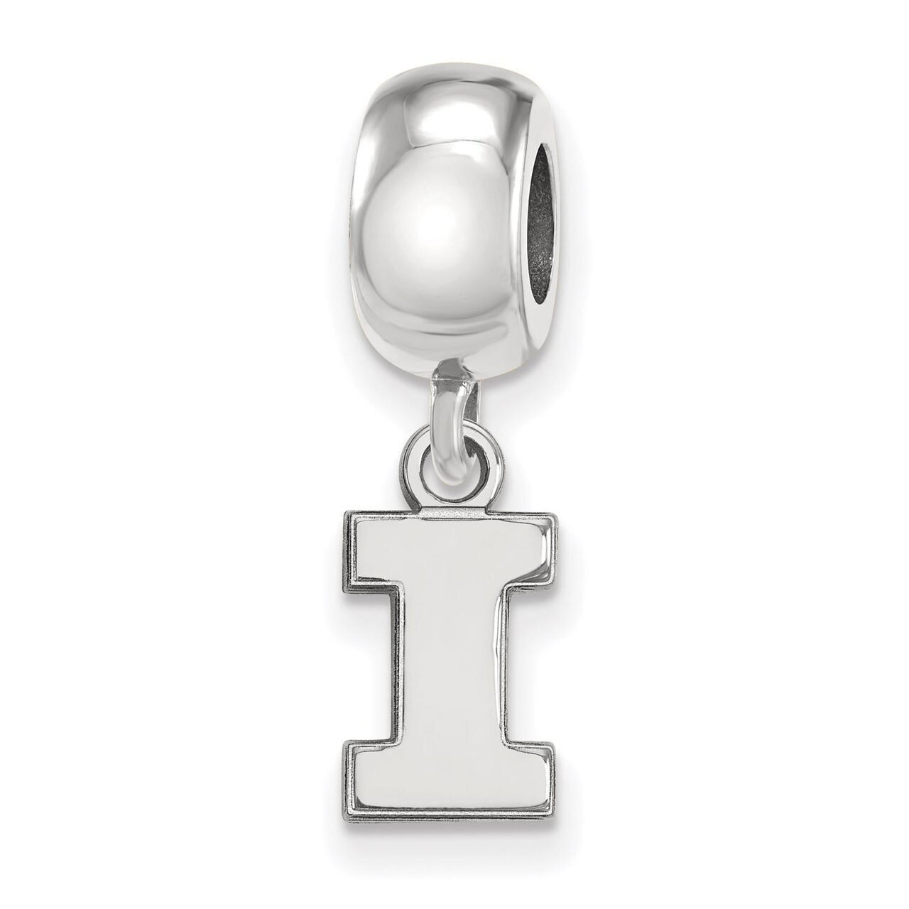 University of Illinois Bead Charm Extra Small Dangle Sterling Silver SS035UIL, MPN: SS035UIL, 88677…