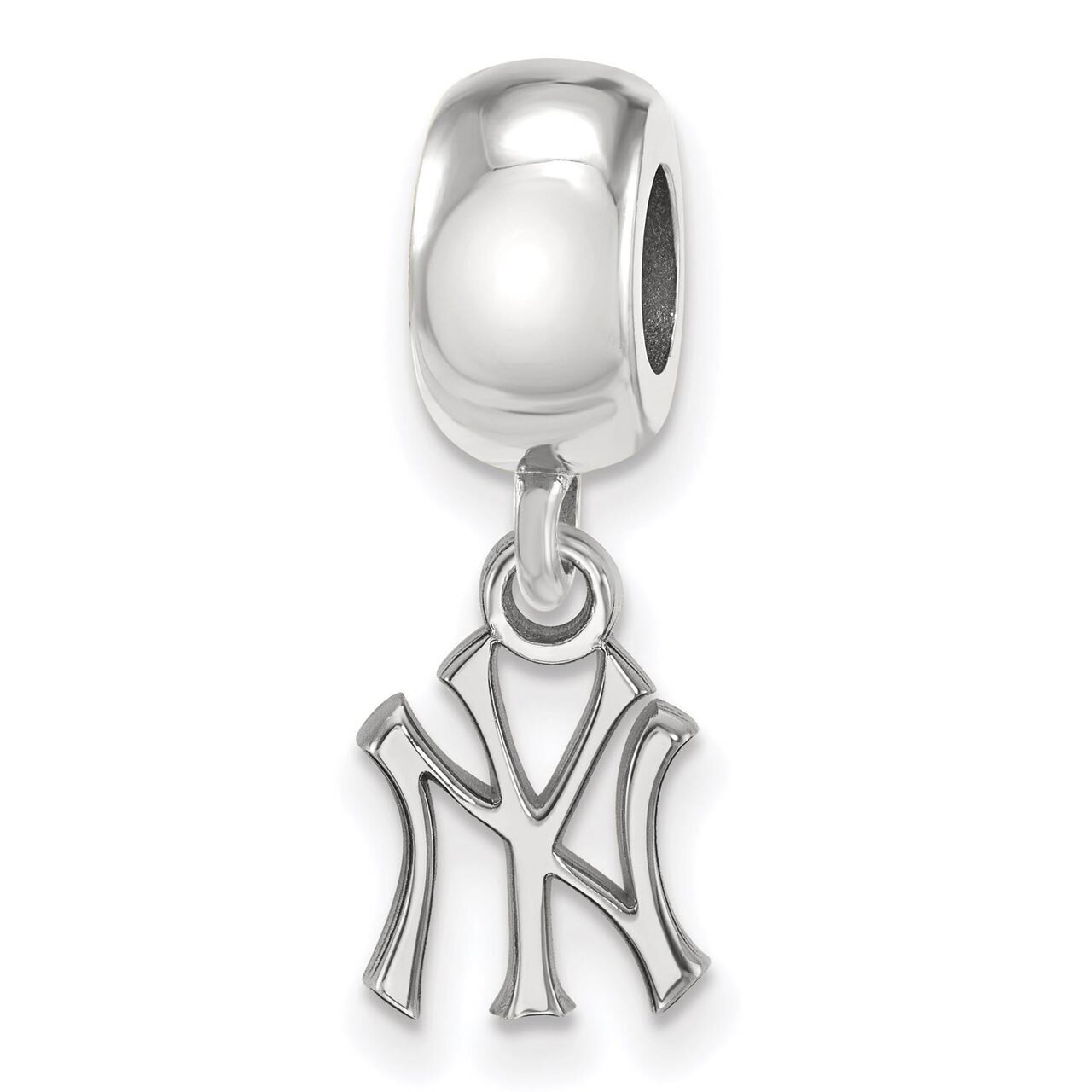 New York Yankees Bead Charm Extra Small Dangle Sterling Silver SS035YAN, MPN: SS035YAN, 886774630427