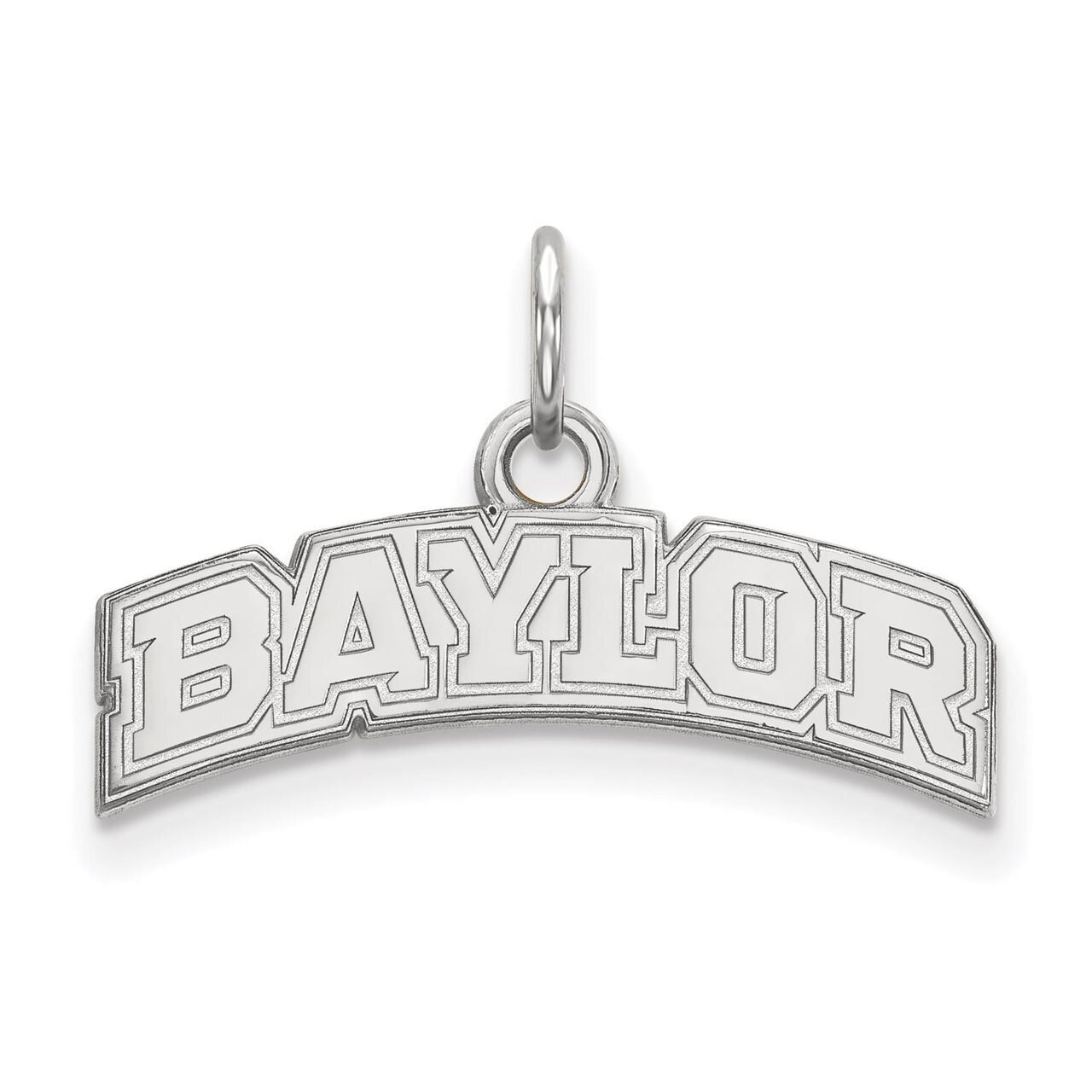 Baylor University Extra Small Pendant Sterling Silver SS036BU