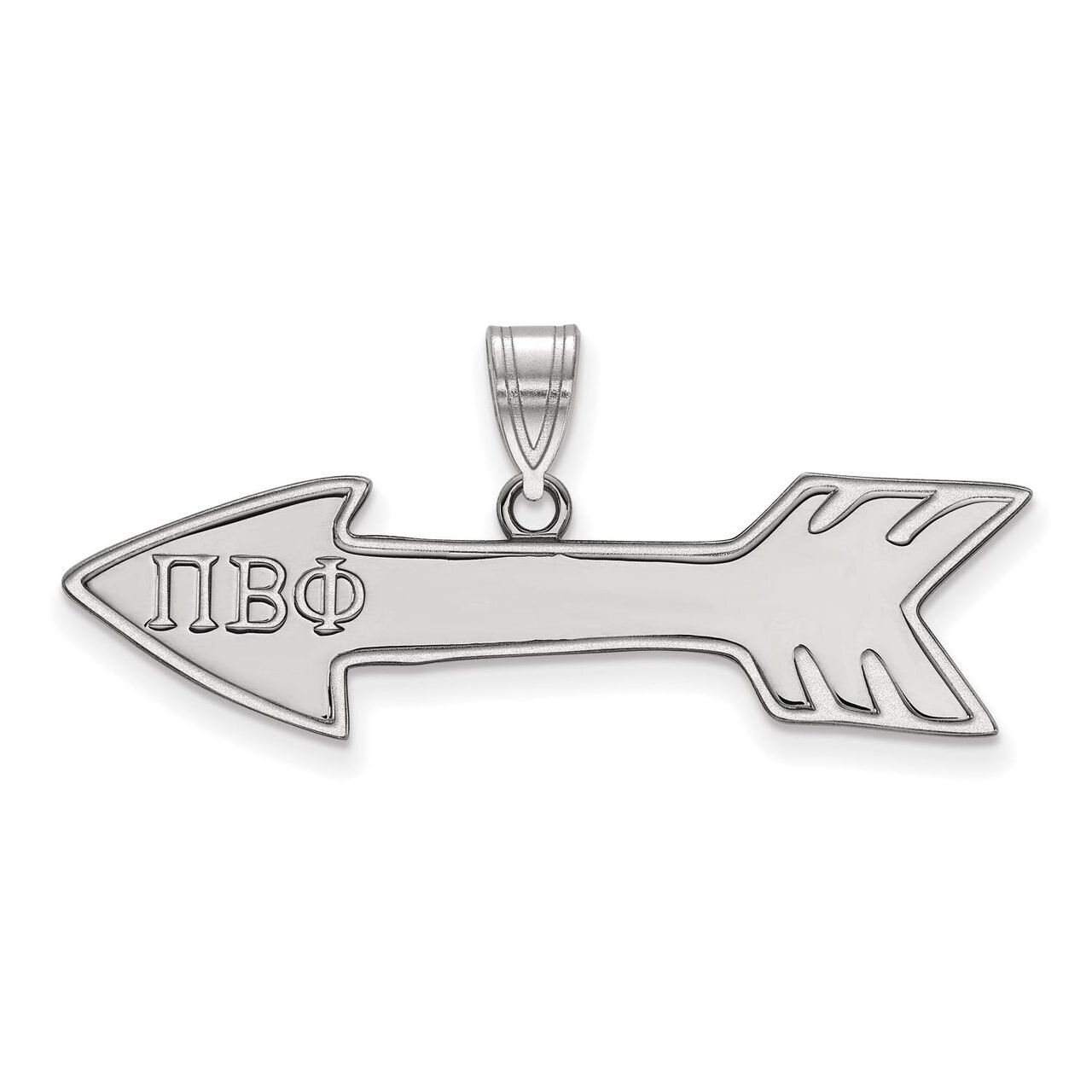 Pi Beta Phi Medium Pendant Sterling Silver SS036PBP, MPN: SS036PBP, 886774607474