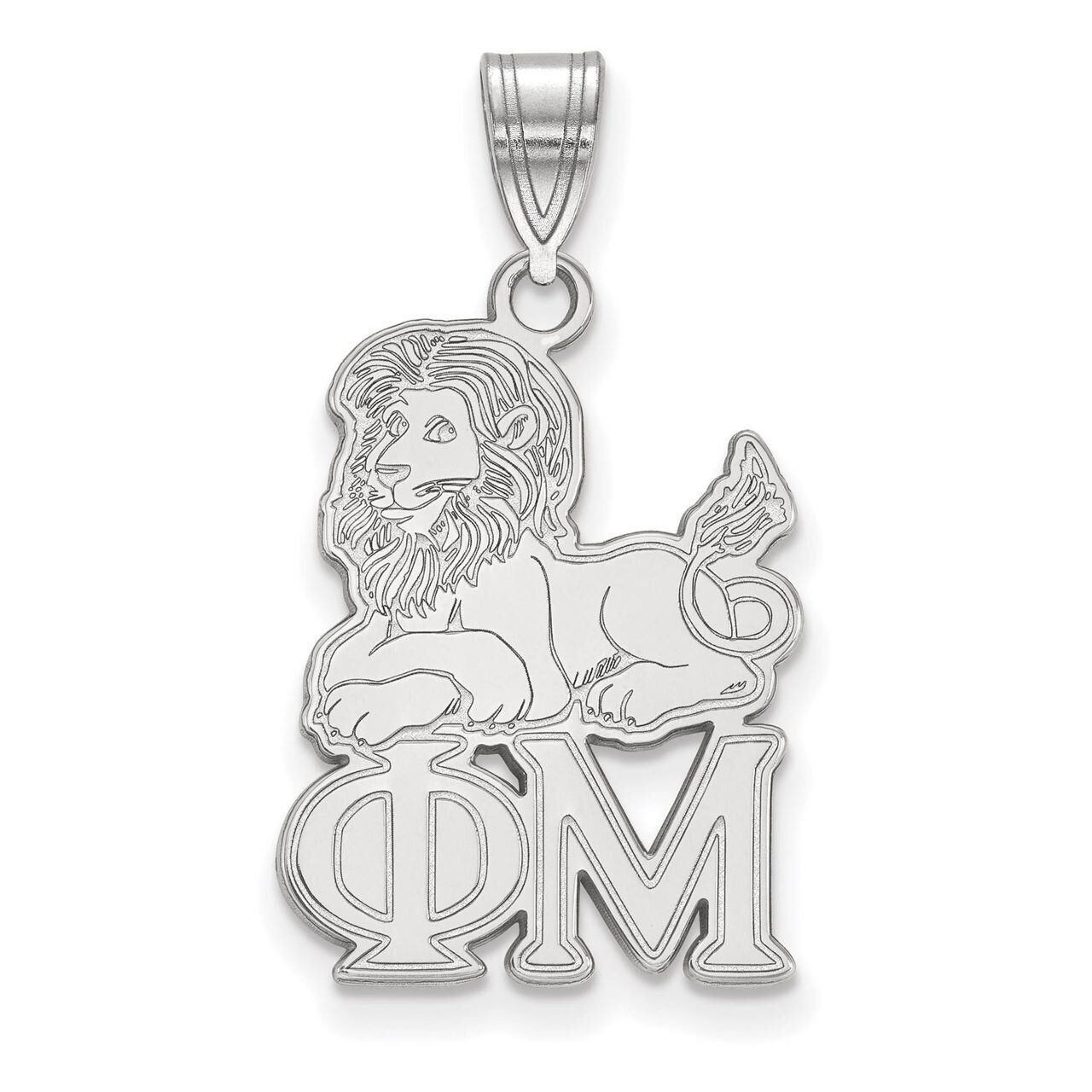 Phi Mu Medium Pendant Sterling Silver SS036PHM, MPN: SS036PHM, 886774607481