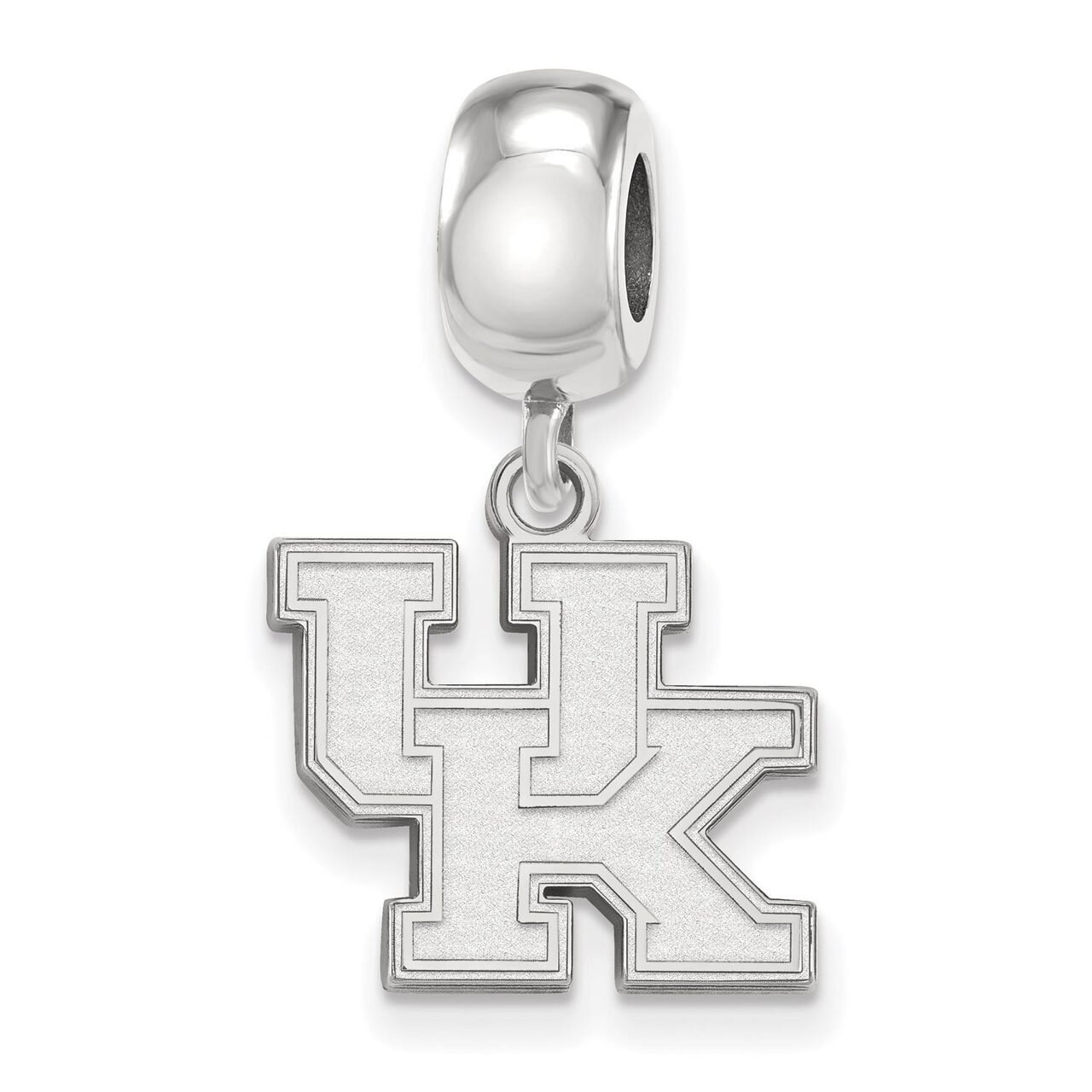 University of Kentucky Bead Charm Small Dangle Sterling Silver SS036UK