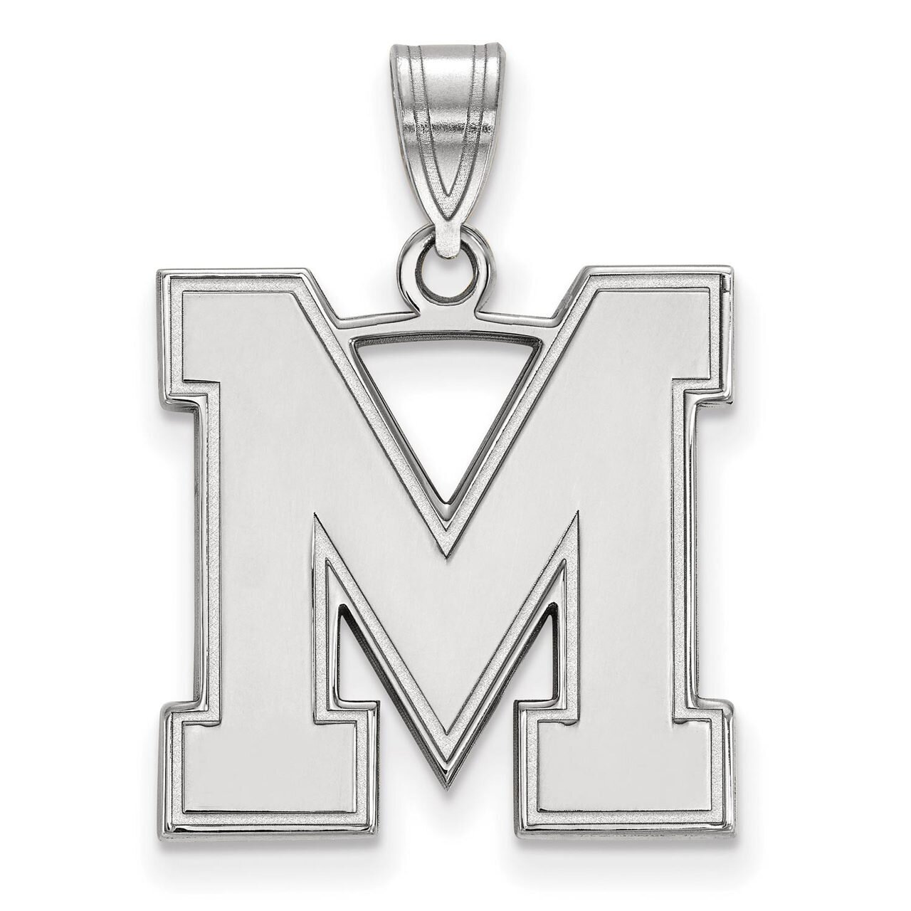 University of Memphis Large Pendant Sterling Silver SS036UMP, MPN: SS036UMP, 886774711058
