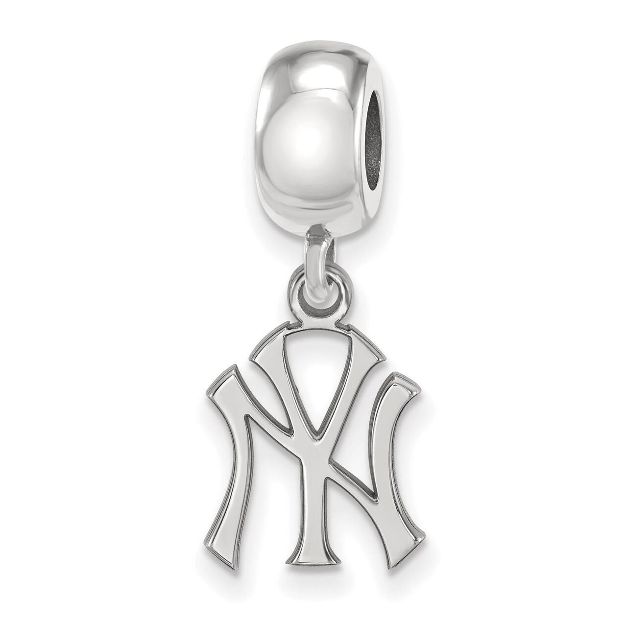New York Yankees Bead Charm Small Dangle Sterling Silver SS036YAN, MPN: SS036YAN, 886774630472