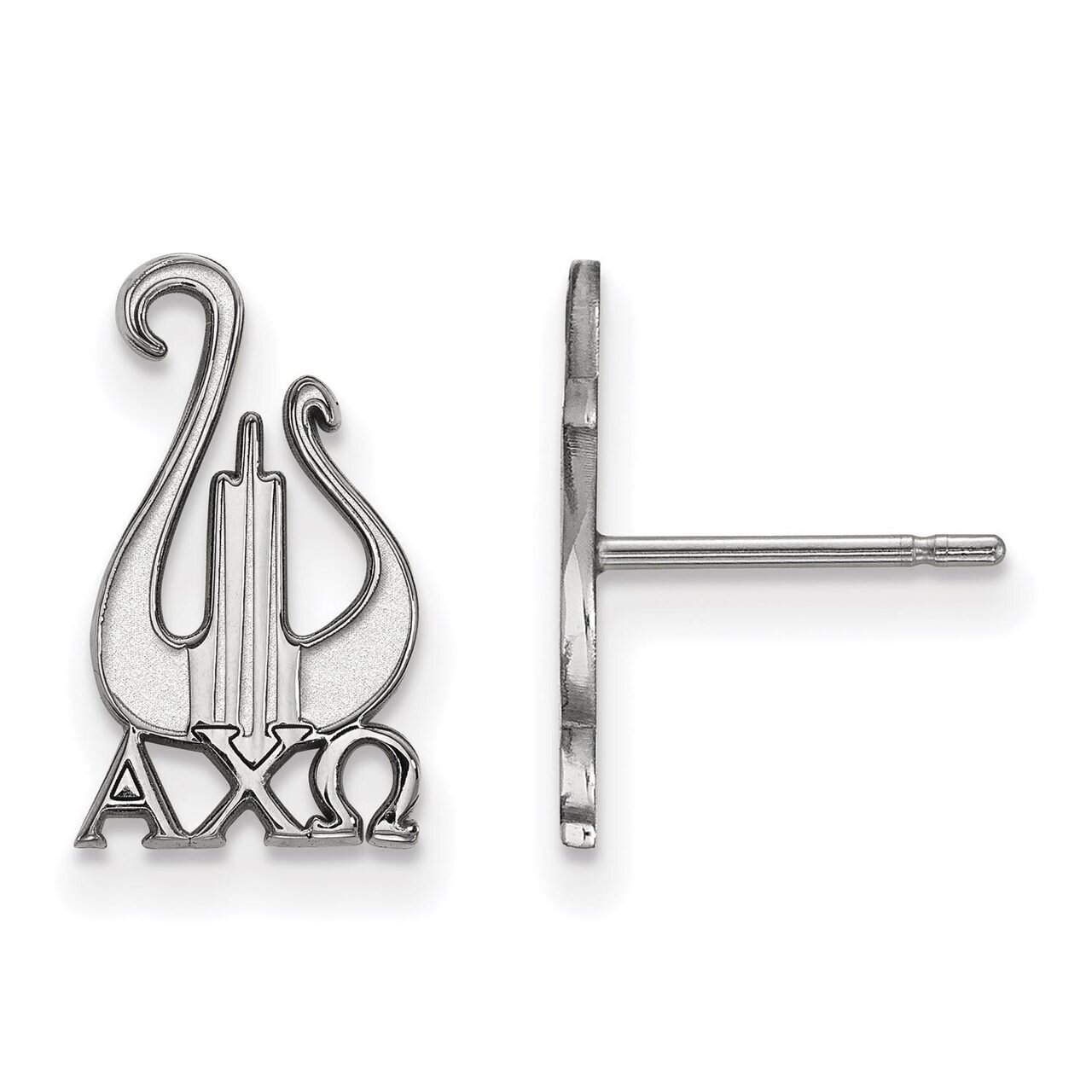 Alpha Chi Omega Extra Small Post Earrings Sterling Silver SS038ACO, MPN: SS038ACO, 886774607801