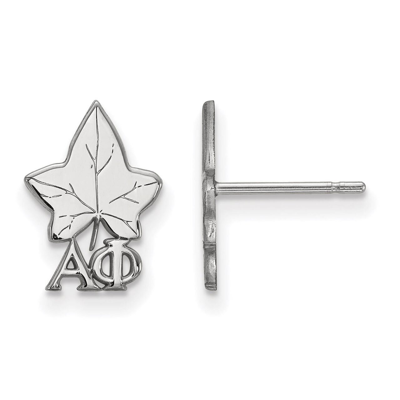 Alpha Phi Extra Small Post Earrings Sterling Silver SS038APH, MPN: SS038APH, 886774607870
